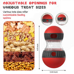 Qpets Dog Treats Dispenser for Slow Feeding with Dual Rotatable Openings and Food‑Grade PP ABS
