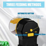 Qpets Automatic Aquarium Fish Feeder for Vacation Feeding with Dual Feed Boxes and Timer