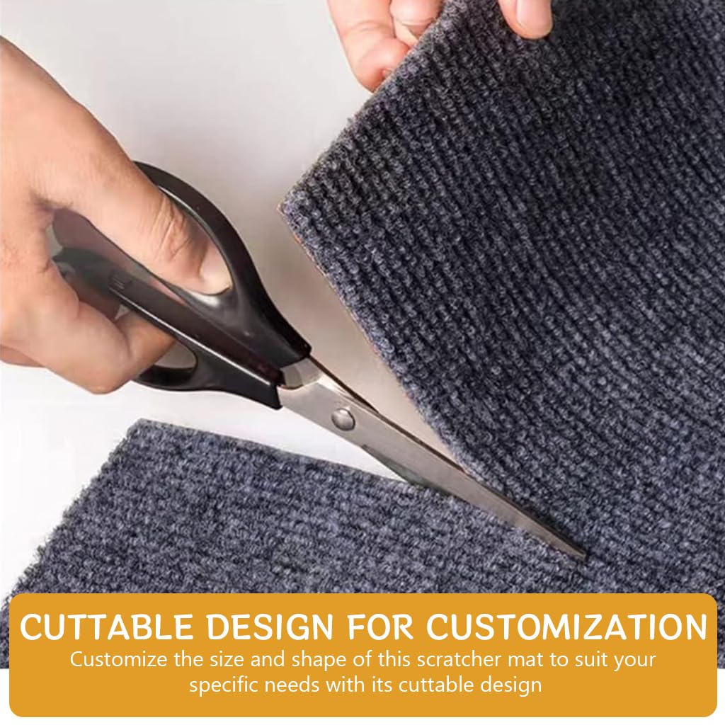 Qpets Cat Scratch Pad for Wall and Furniture Protection 30x100cm 3 Pcs | Polyester Fiber