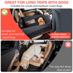Qpets Dog Car Seat Cover for Backseat Travel with Easy Zip Setup and 600D Oxford Cloth | Waterproof Pet Mat
