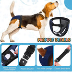 Qpets Female Dog Diapers for Puppy Training with 3 Absorption Pads and Elastic Waist | Washable Breathable Mesh Fabric (XL 16–21 in Waist)