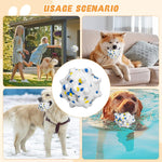 Qpets Dog Chew Toy Ball for Small to Medium Dogs featuring 7.5cm ETPU Design | Dental Care