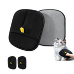 Qpets Pet Hair Removal Gloves for Dogs and Cats with Static-Enhanced Design | 2pcs 23.5x18cm Reusable Grooming Mitt