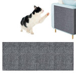 Qpets Cat Scratch Pad for Furniture Protection with Self Adhesive Design 30x100cm | Cuttable Polyester Mat