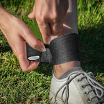 Qpets® 6 Rolls Crepe Bandage Self Adhesive Crepe Bandage Elastic Strethy Crepe Bandage for Tattoo Grip Cover Bandage Roll Wound Cohesive Tape Wrap Crepe Bandage Bandages for Wounds(5cm*450cm/roll)