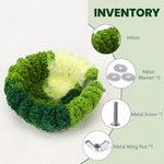 Qpets Coral Fleece Bird Nest for Cage, Semicircle Warm Bed with Screw Mount for Small Birds