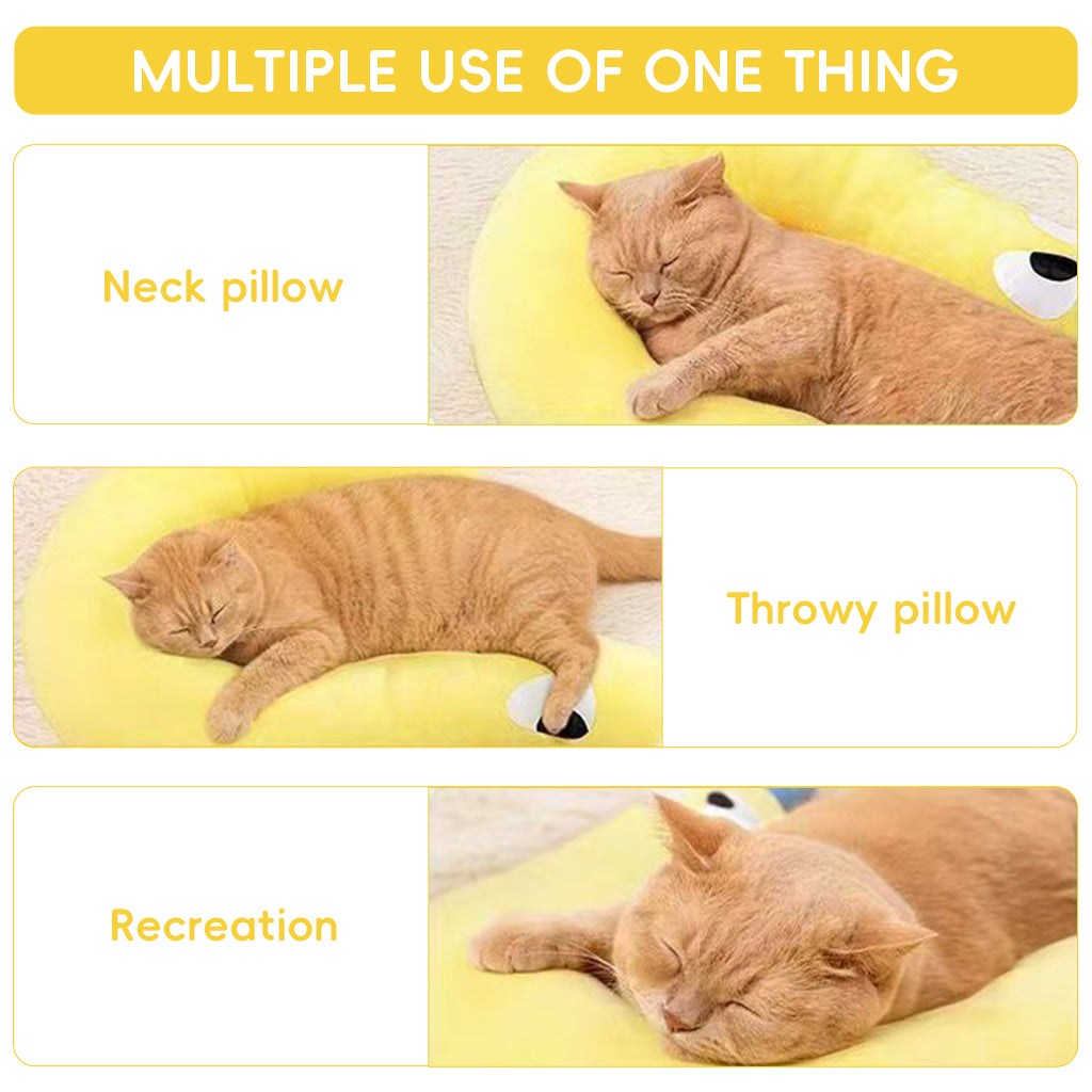 Qpets Soft Pet Pillow for Cats and Dogs with Plush Stuffed Cushion | All Season Home Decor
