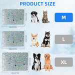 Qpets® Self-Cooling Pad for Dogs & Cats,Pressure Activated,No Water Needed Large Waterproof Mat for Heat Stroke Prevention Stay Cool Indoor & Outdoor (60 * 45cm)