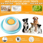 Qpets® Lick Mat & Puzzle Feeder for Cats & Dogs - Interactive Toy with Rolling Ball Dispenser, Slow Feeder for Anxiety & Boredom Relief Food-Grade Silicone
