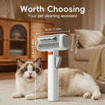 Qpets® 2-IN-1 Pet Self-Detangling & Grooming Comb,