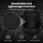 Qpets® Cat Harness Adjustable Escape Proof Soft Mesh Vest with Reflective Design and Handle for Walking Training Outdoor Use