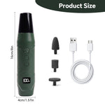 Qpets Electric Pet Nail Grinder for Dogs and Cats with LED Light and Adjustable Speed