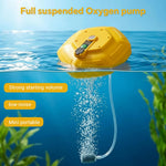 Qpets Floating Live Bait Aerator with 2000mAh Rechargeable Battery, IPX7 Waterproof Design