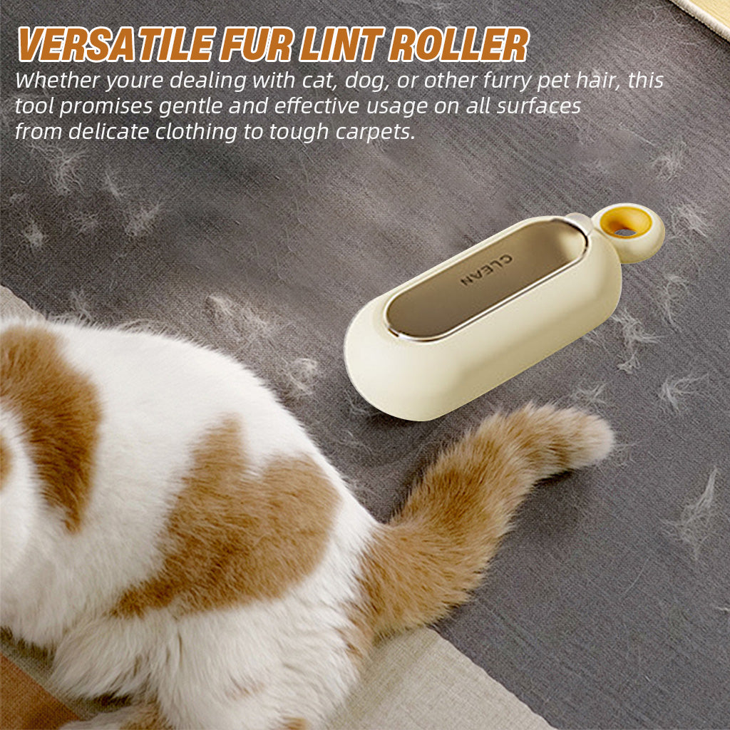 Qpets® Reusable Pet Hair Remover Fur Lint Roller for Bed, Couch, Clothes, Dog & Cat Fur Remover Roller Washable Pet Hair Remover