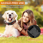 Qpets® Dog Collar 2 in 1 Adjustable Dog Collar with 1.5 Meters Retractable Pull Handle Intergrated Dog Leash Dog Collar Night Safety Reflective Dog Collar for Medium /Large Dog, Suitable for 25-45kg