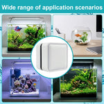 Qpets Mini Magnetic Algae Scraper for Compact Aquariums with 3cm Head and Floating Pad