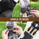 Qpets® Cat Harness with Leash, Small Cat Vest Harness Cat Harness with Safety Night Reflective Strip Design, Breathable Adjustable Quick ReleaseSummer Cat Harness for Walking