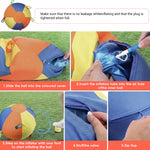 Qpets Herding Ball for Dogs with Multiple Handles and Reinforced Double-Layer Construction