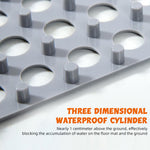 Qpets® 6Pcs Pet Cage Mat for Dog/Cat/Rabbit, Plastic Pet Flooring Mat Cat Cage Mats Dog Litter Catcher Pads, Waterproof Non-Slip Floor Mats for Cats Dogs Bunny Easy to Clean Cage Pads (1Pcs 30*30CM)