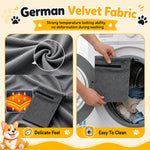 Qpets Dog Ear Hood, Size M, 16 x 19 cm, Adjustable Dual Zippers and Soft Lining
