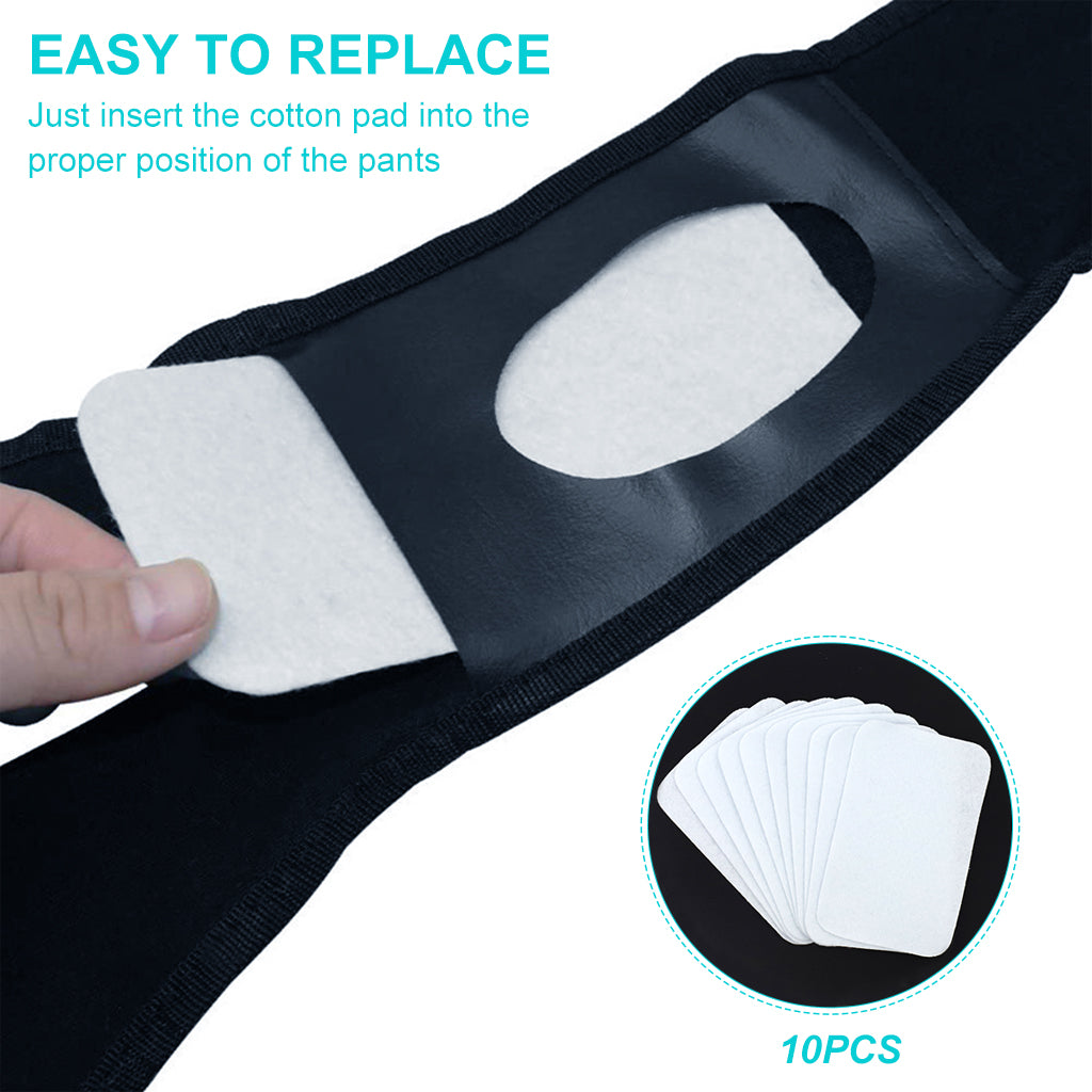 10pcs Replacement Absorption Cotton Pads for Female Dog Diaper Breathable Comfort Cotton Pad for Cocker Spaniel, French Bulldog, Shepherd, Golden Retriver, Size L, 13 * 13 * 2cm