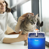 Illuminate Hydration with Cat Water Fountain with an LED Light