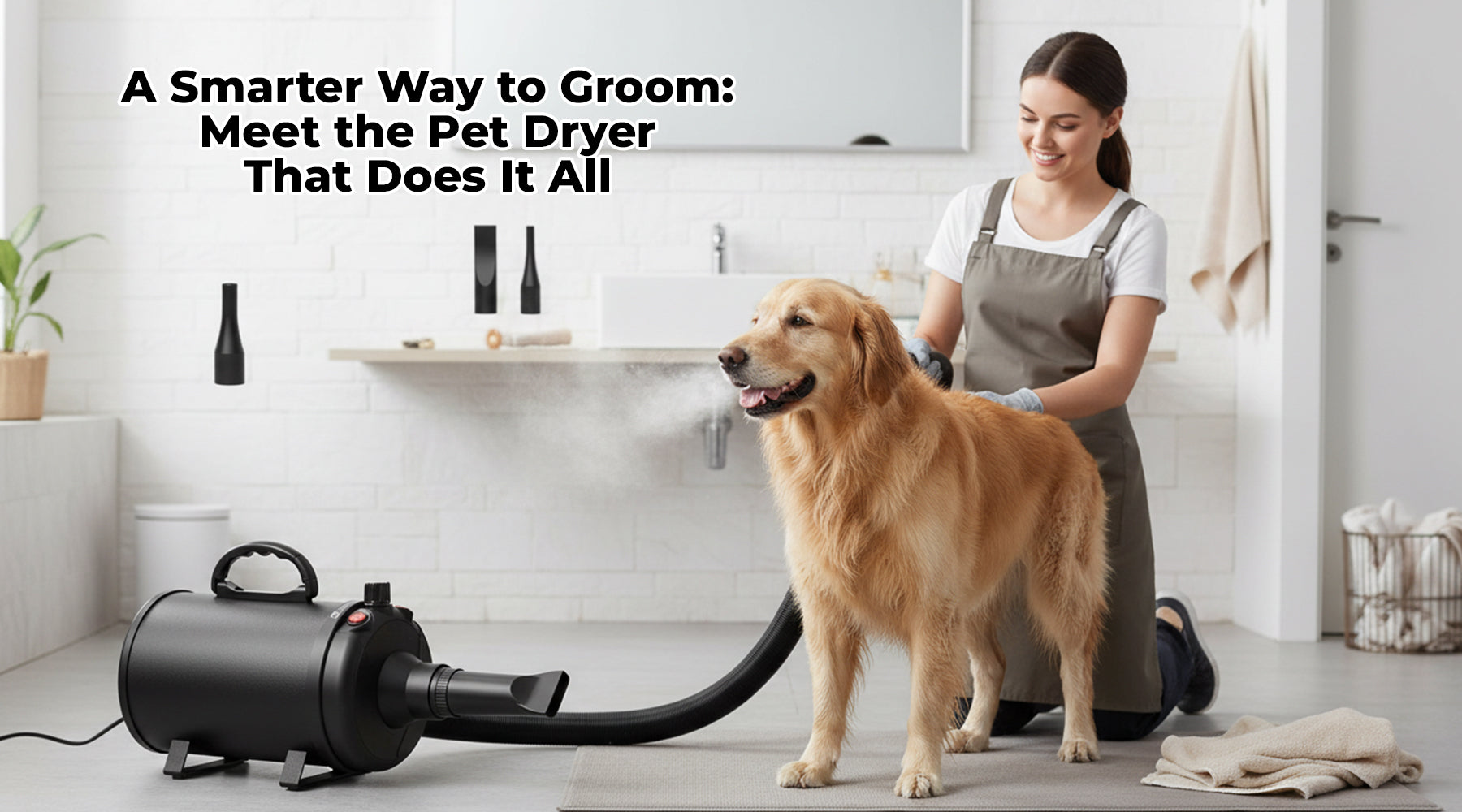A Smarter Way to Groom: Meet the Pet Dryer That Does It All– Qpets