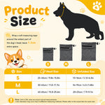 Qpets Dog Ear Hood, Size M, 16 x 19 cm, Adjustable Dual Zippers and Soft Lining