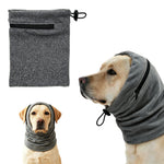 Qpets Dog Ear Hood, Size M, 16 x 19 cm, Adjustable Dual Zippers and Soft Lining