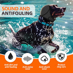Qpets Dog Ear Protectors with Adjustable Chin Strap