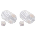 Qpets® 12PCS Cat Water Fountain Filter Replacement Arc-Shaped Washable Pet Fountain Filters with Triple Filtration System Activated Carbon