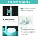 Qpets Air Stone for Small Aquarium with Nano Ceramic Fine Bubbles and 2.47 cm Size | PP Body
