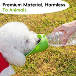 Qpets Foldable Silicone Pet Water Bottle for Dogs and Cats