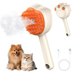 Qpets® Steam Cat Brush Friendly Deshedding