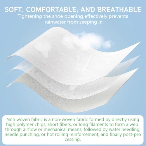 Qpets® 60PCS Pet Walking Shoes Water Resistant Lining Design Eco Non-Woven Dog Boots Easy-tie Bandage Palm Sleeve Cover for Outdoor Medium Large Dogs Size L