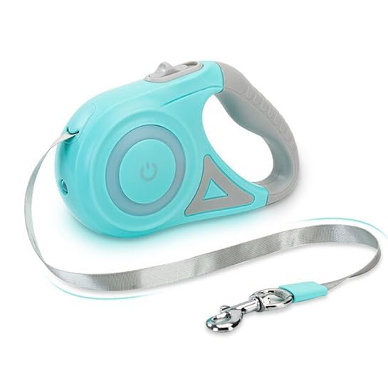 Qpets® Green Luminous Automatic Retractable Dog Leash