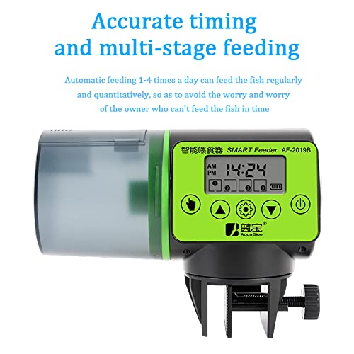 USB Charger 3 Way Automatic Fish Feeder Timer Turtle Food Fish Tank Accessories Aquarium Auto Feeder Fish for Marine Aquariums Pond (Updated Fish Feeder)