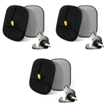 Qpets® Pet Hair Removal Gloves Static Catcher Mitt 9.85x8.46inches 3PCS