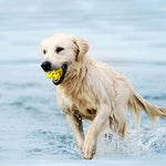 Qpets® 3 inch Dog Ball Durable Toy Balls Bouncy Toys Molar Chew Lightweight TPU Football for Dogs High Bounce Interactive Ball Large Medium Small Birthday Gifts 2 PCS