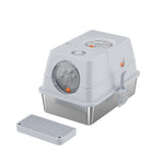 Qpets Stainless Steel Cat Litter Box 40x60x39 cm with Dual Doors & Flip Up Lid | Includes Scoop