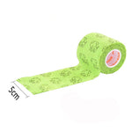 Qpets Kinesiology Tape for Physiotherapy and Vet Care with 6 Rolls 5 cm x 4.5 m | Clean Individually Wrapped Bandages for Pets and People