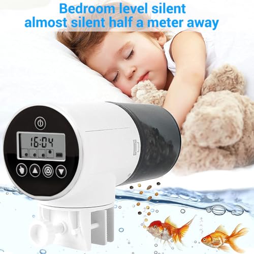 Qpets® Automatic Fish Feeder Timer Turtle Food Tank Accessories Aquarium Plastic Auto for Marine Aquariums Pond 11 Cm X 5 Cm X 15 3 PCS