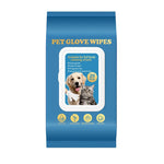 Qpets® 20 Pair Pet Glove Wipes for Dogs