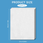 Qpets Puppy Pads for Training and Incontinence 50 Counts 25×30cm with Leak Proof Non Woven Fabric