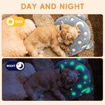 Qpets® Pet Pillow Soft Plush Glow-in-The-Dark for Cat Dog Star Design Sleeping Cushion with Head Neck Support Durable Easy-to-Clean 24X20cm 3PCS
