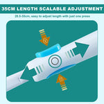 Qpets Aquarium Algae Scraper for Fish Tank Cleaning with Curved Head & Nylon Bristles | Telescopic Handle