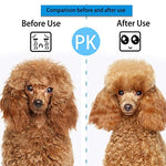Qpets® Slicker Dog Comb Hair Brush Pet Grooming Massaging Use to Clean Loose Fur Dirt Great for Dogs Cats with Short Medium Long Hair Blue 3PCS