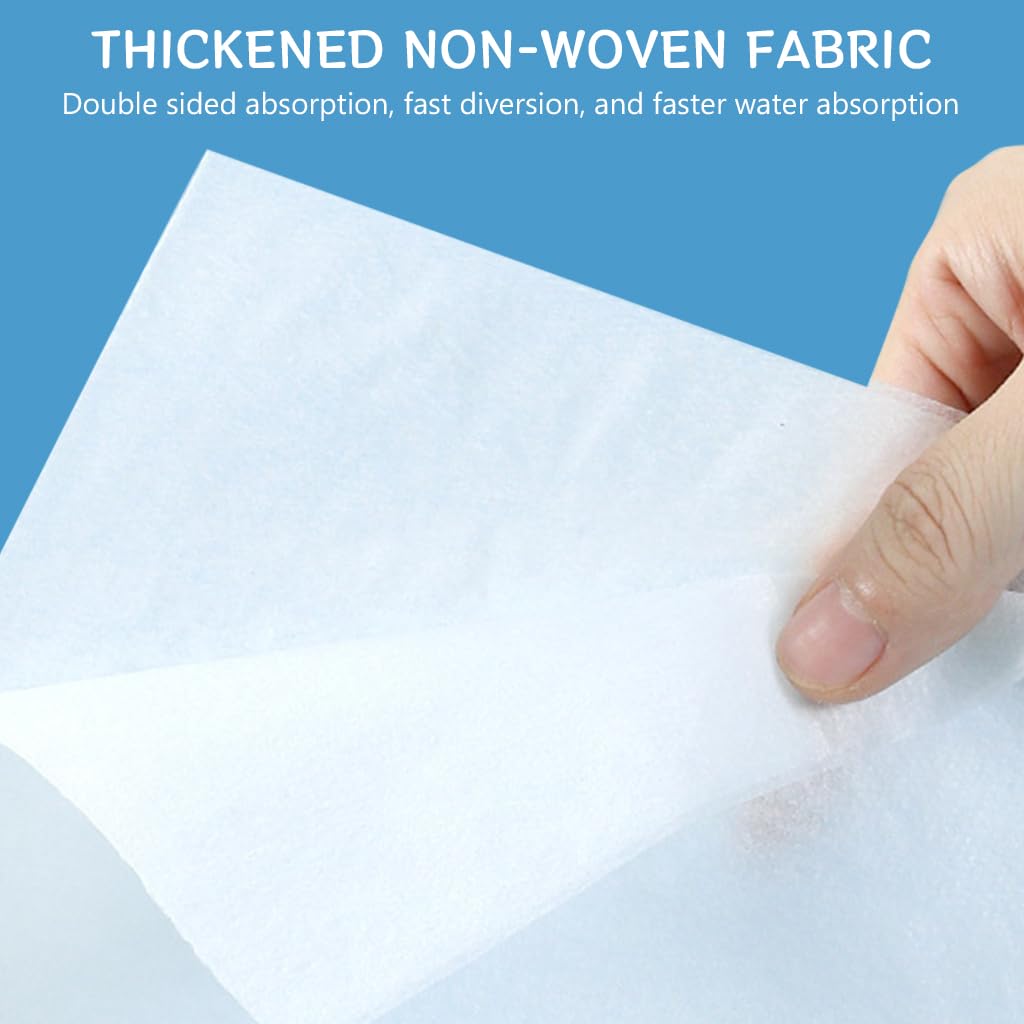 Qpets Puppy Pads for Training and Incontinence 50 Counts 25×30cm with Leak Proof Non Woven Fabric