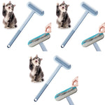 Qpets Dog Hair Remover for Sofa Carpet and Clothing with 45 cm Handle | 3 in 1 Lint Roller