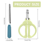 Qpets Cat Nail Clipper for Cats and Dogs with Dual Hole Design and Ergonomic Handle | Stainless Steel Blades and Built in Nail File